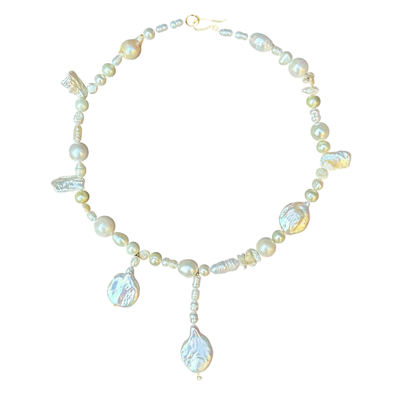 OOAK Pearl Necklace / White