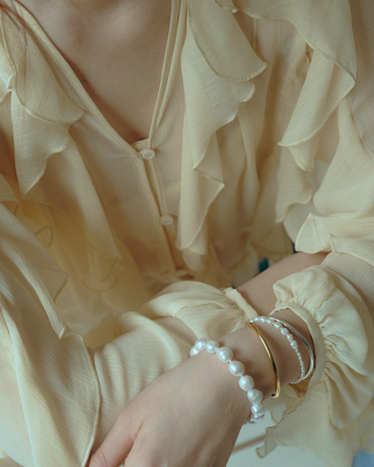 Baroque Pearl  Bracelet（Gold / Silver）