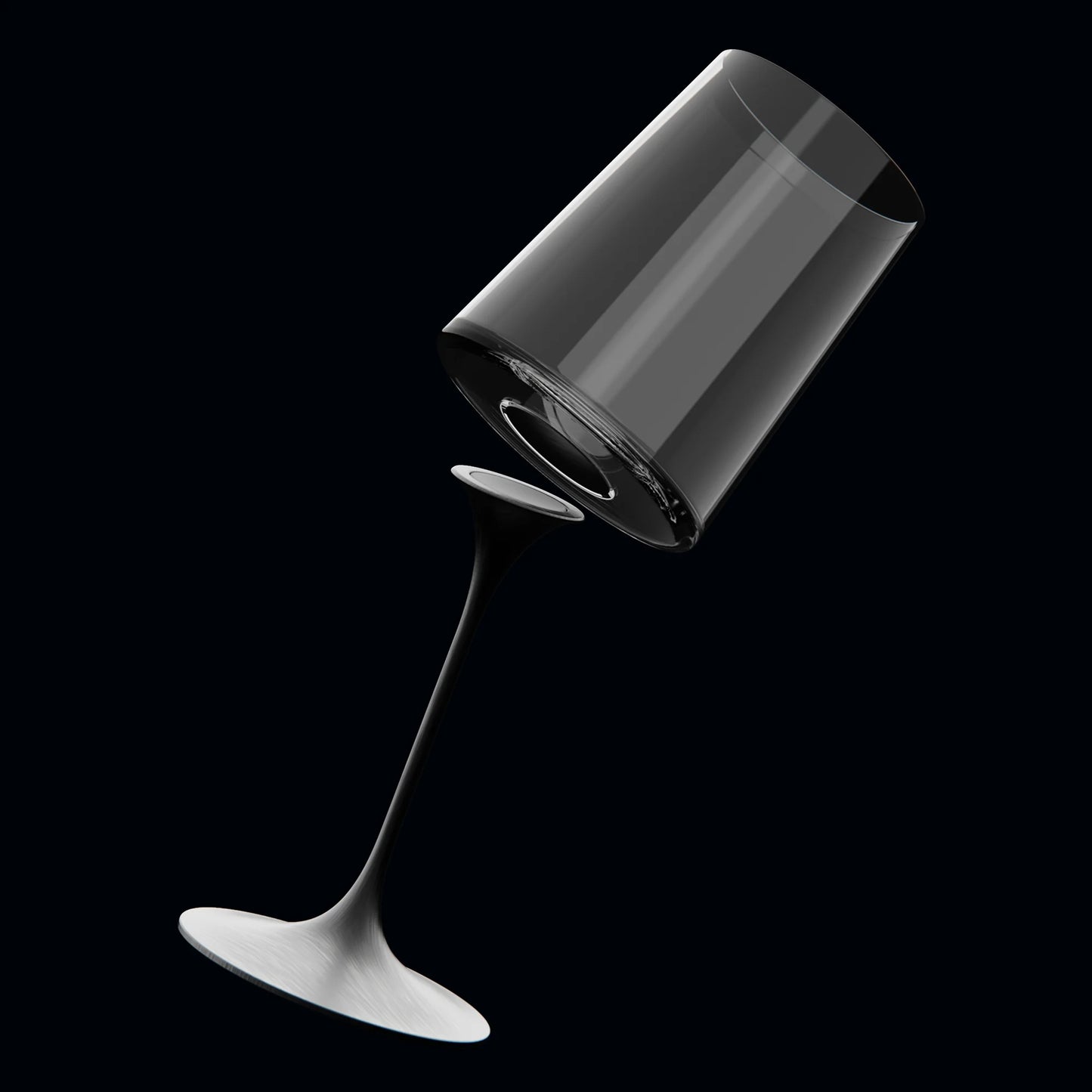 Split Glass 2 Set （Red Wine）/ Black