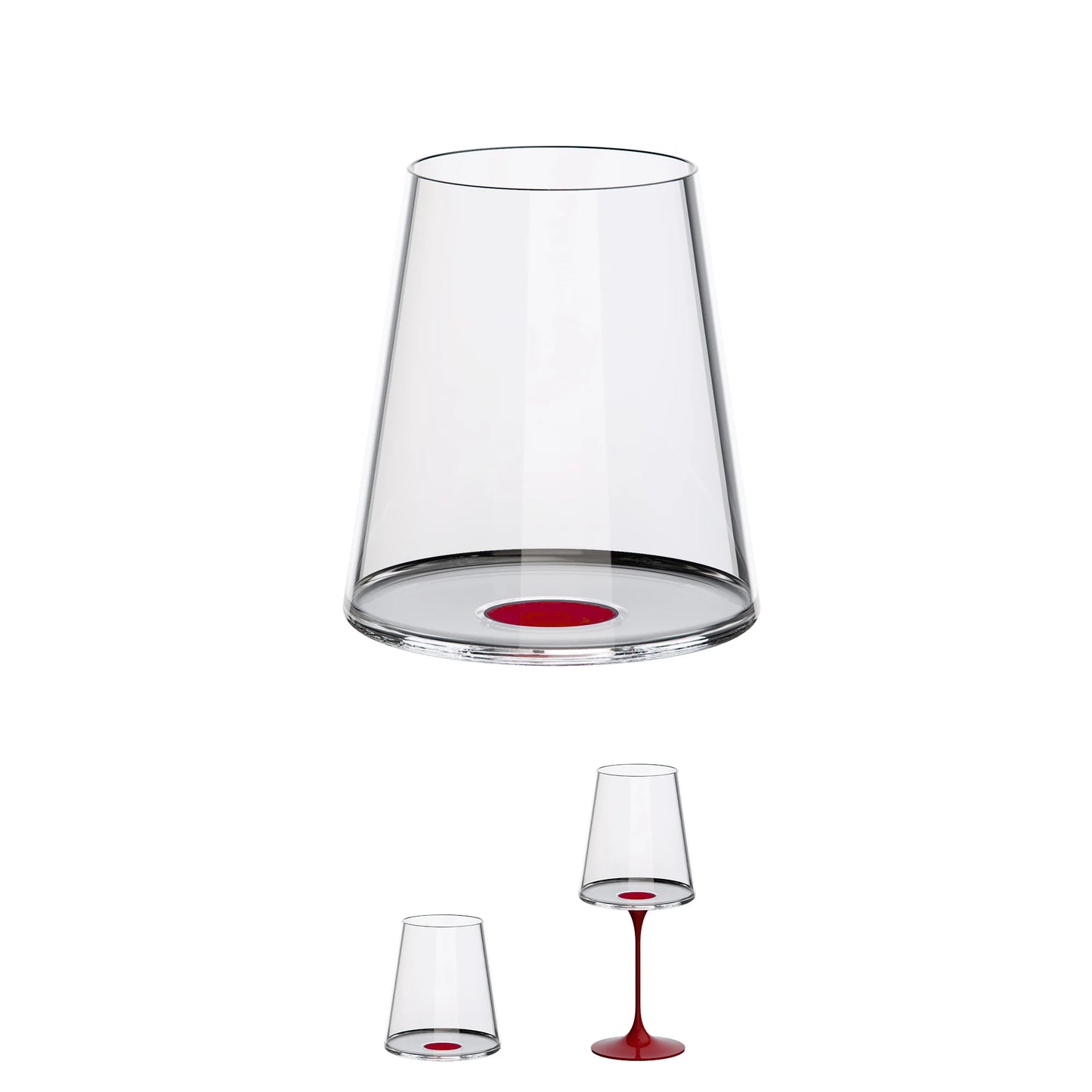 Split Glass 2 Set （Red Wine）/ Red