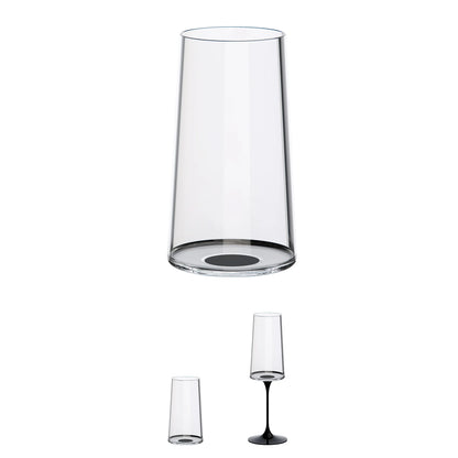 Split Glass 2 Set（Sparkling Wine） Black