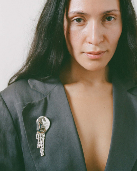 Bean Pearl Brooch　