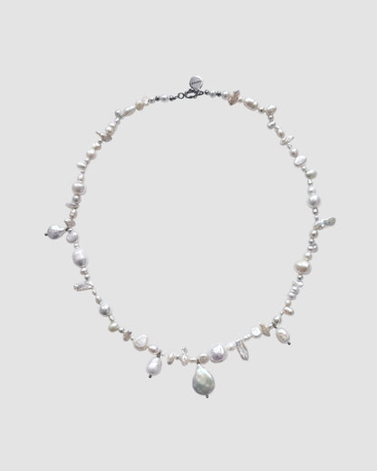 【Coming soon...!】OOAK Pearl Necklace / White