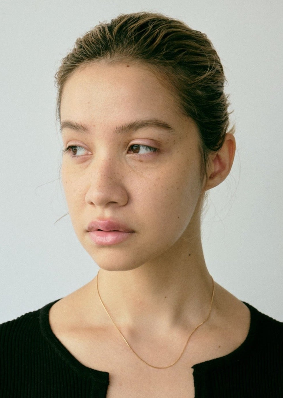 Fine Box Chain Necklace / 18K