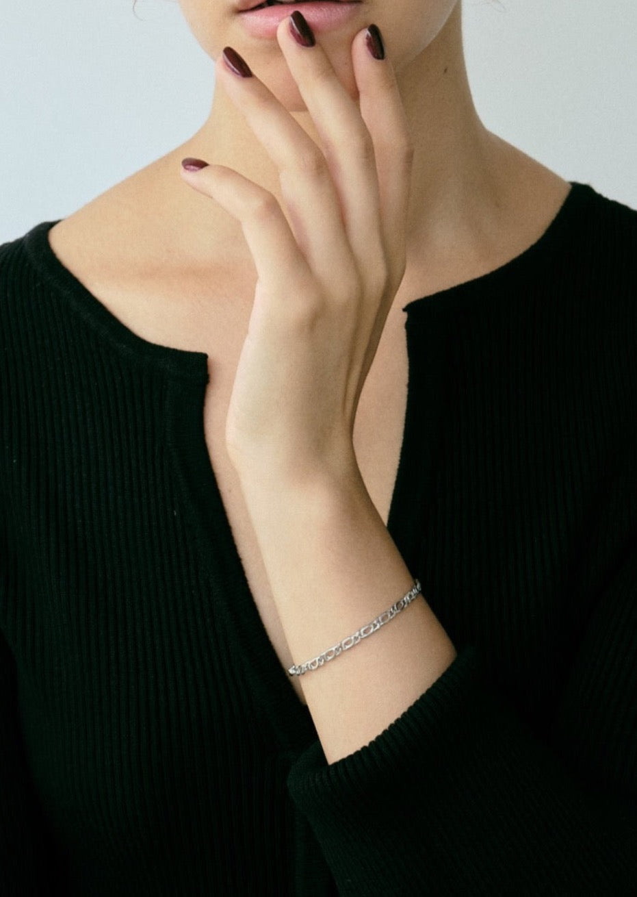 Boyfriend Chain Bracelet / Silver