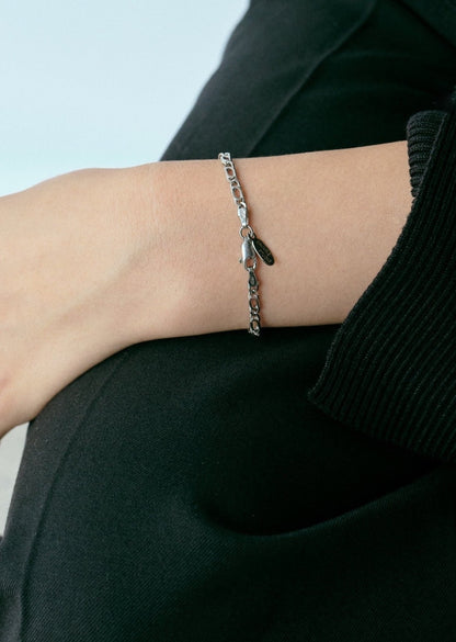 Boyfriend Chain Bracelet / Silver