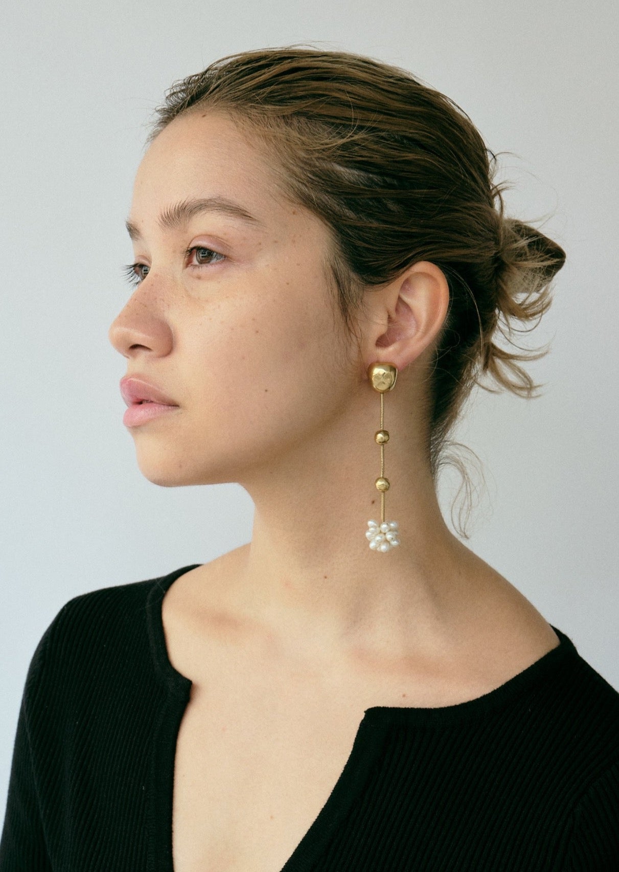 Treasure Pearl Pierce ＜Jasmin Sparrow＞ – PAULINE STUDIO