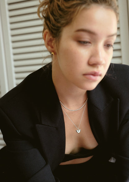 Ball Chain Choker 38cm（Gold / Silver）