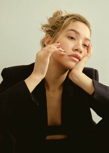 Fine Ball Chain Necklace / 18K