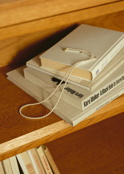 Many Way Long Pearl Necklace（Gold / Silver）