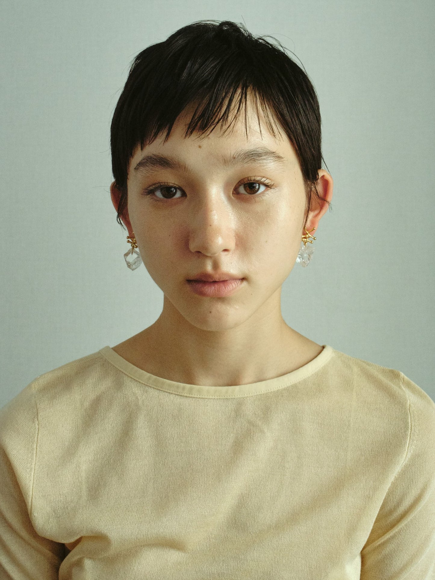 Nuria Pierce Crystal / Gold