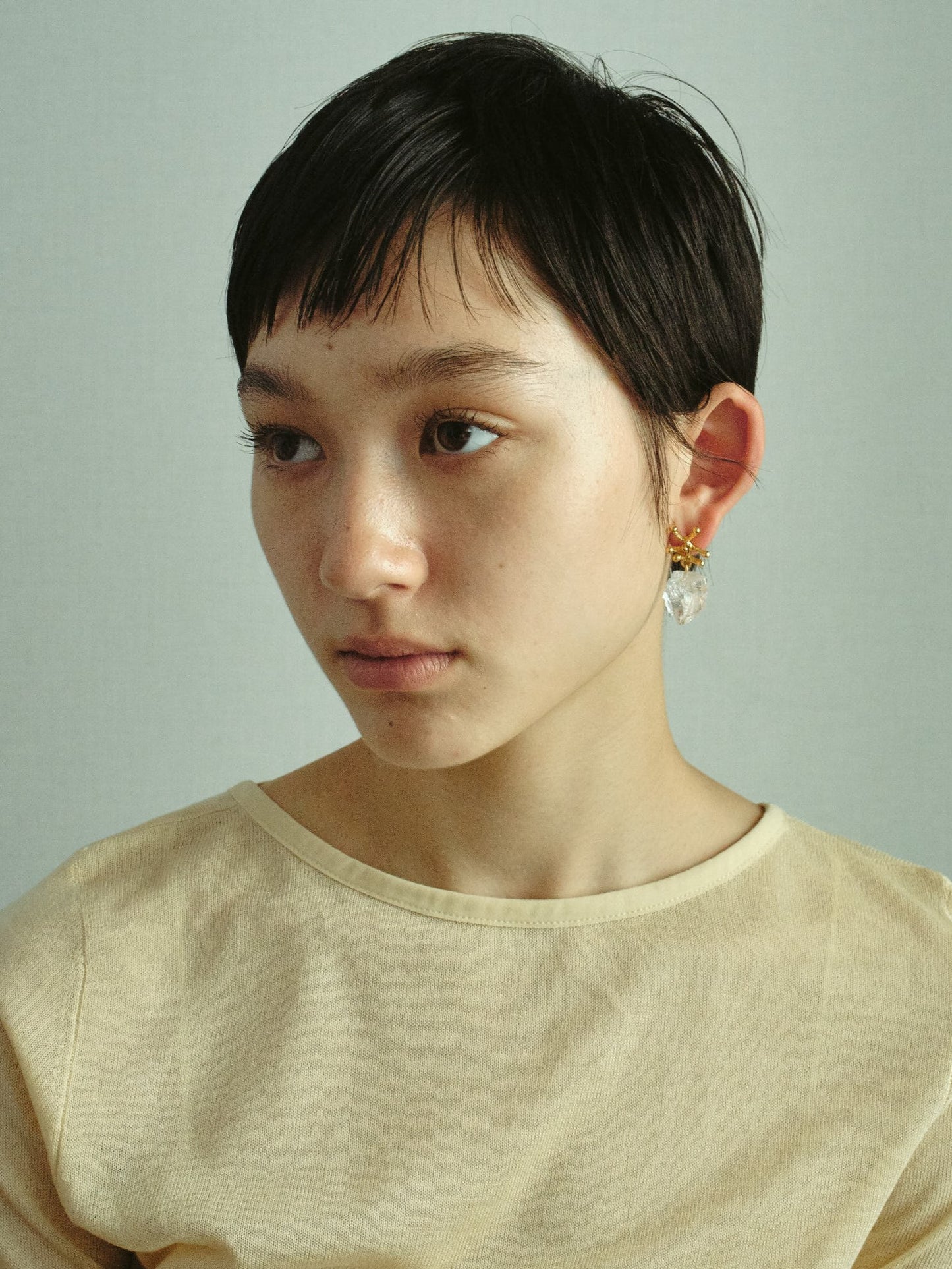 Nuria Pierce Crystal / Gold