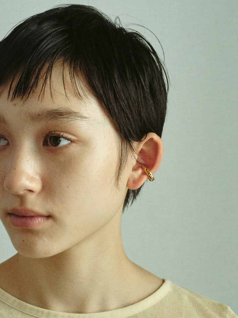 【2set】Minimal Movable Earcuff（Gold / Silver )　