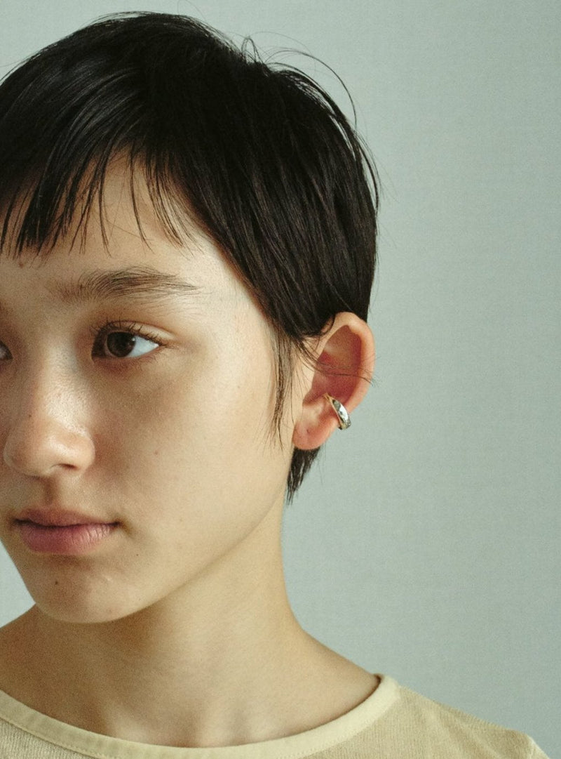 【2set】Minimal Movable Earcuff（Gold / Silver )　