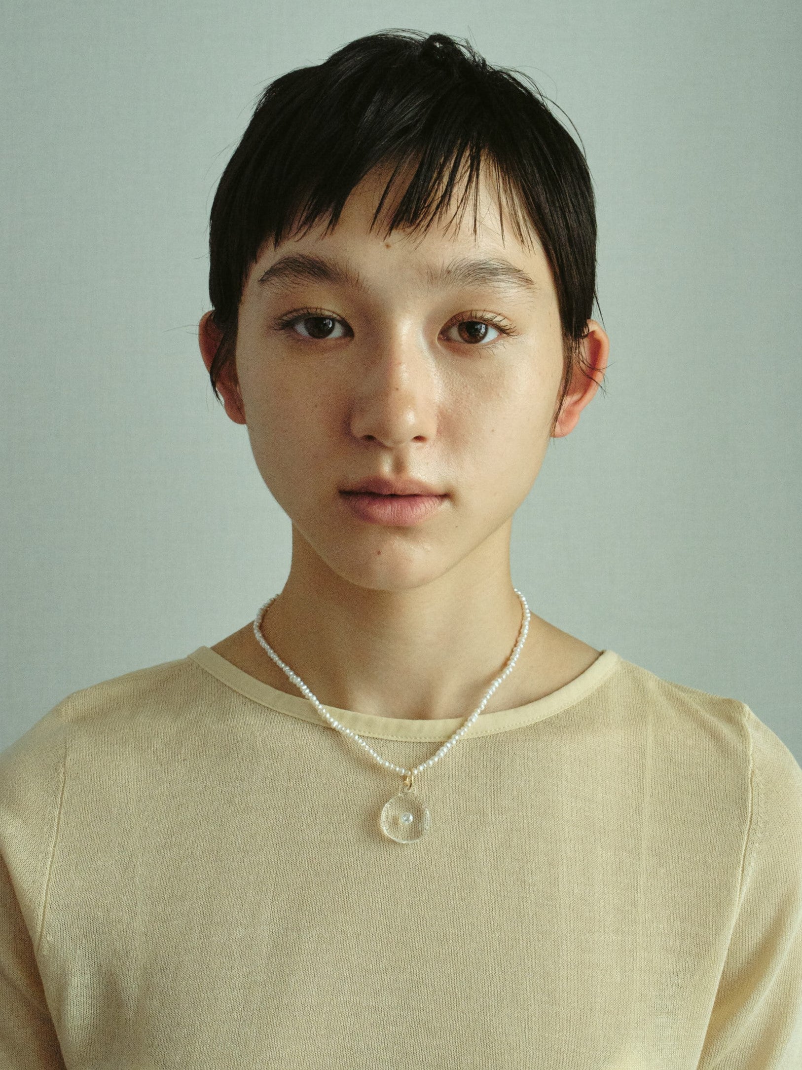 Zirconite & Pearl Necklace＜Sandraalexsandra サンドラレクサンドラ