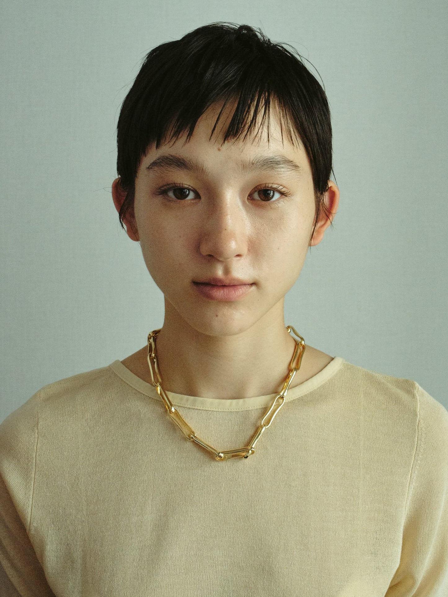 Chunky Link Necklace / Gold