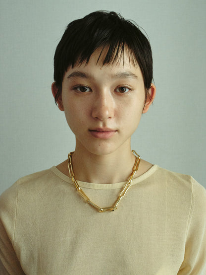 Chunky Link Necklace / Gold