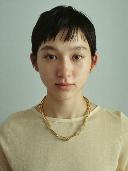 Chunky Link Necklace / Gold