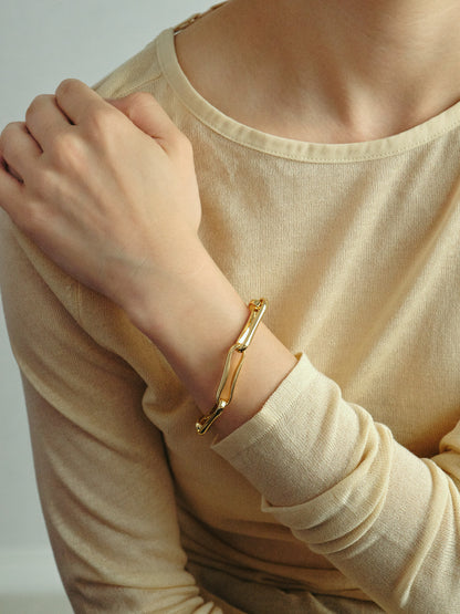 Chunky Link Bracelet / Silver