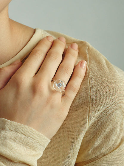 Zirconite Glass Ring