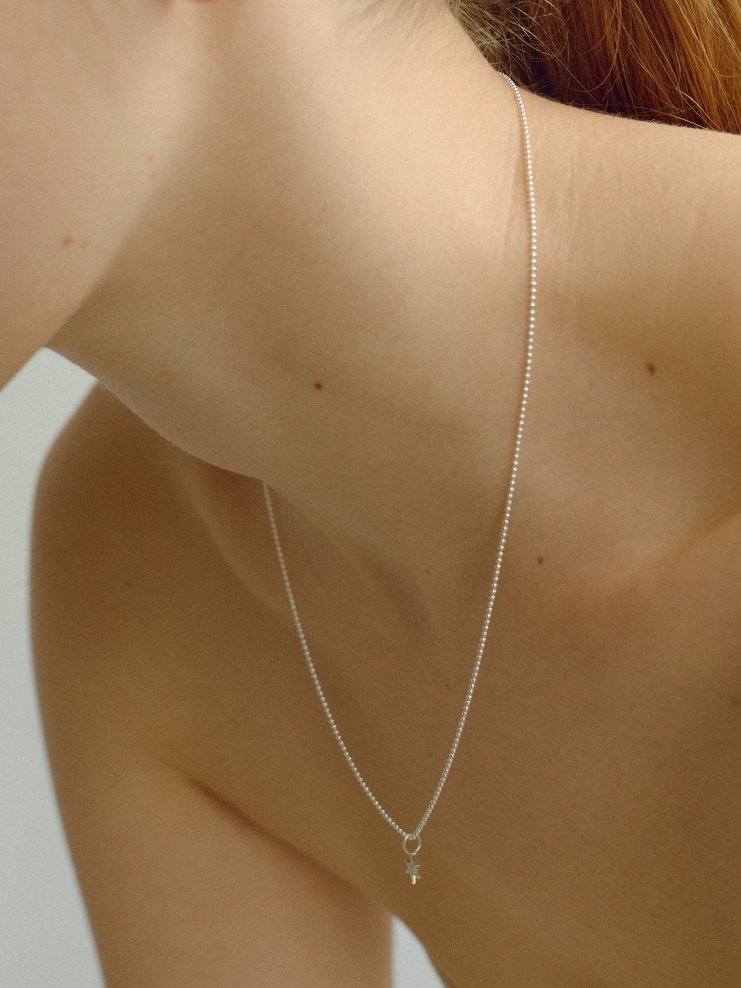 Thin Ball Chain Necklace（gold / silver）