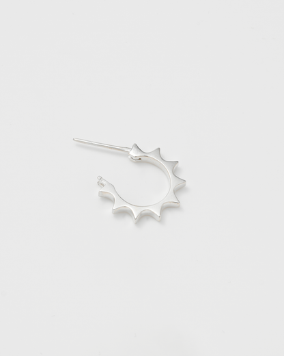 Sparkle Hoops / Silver