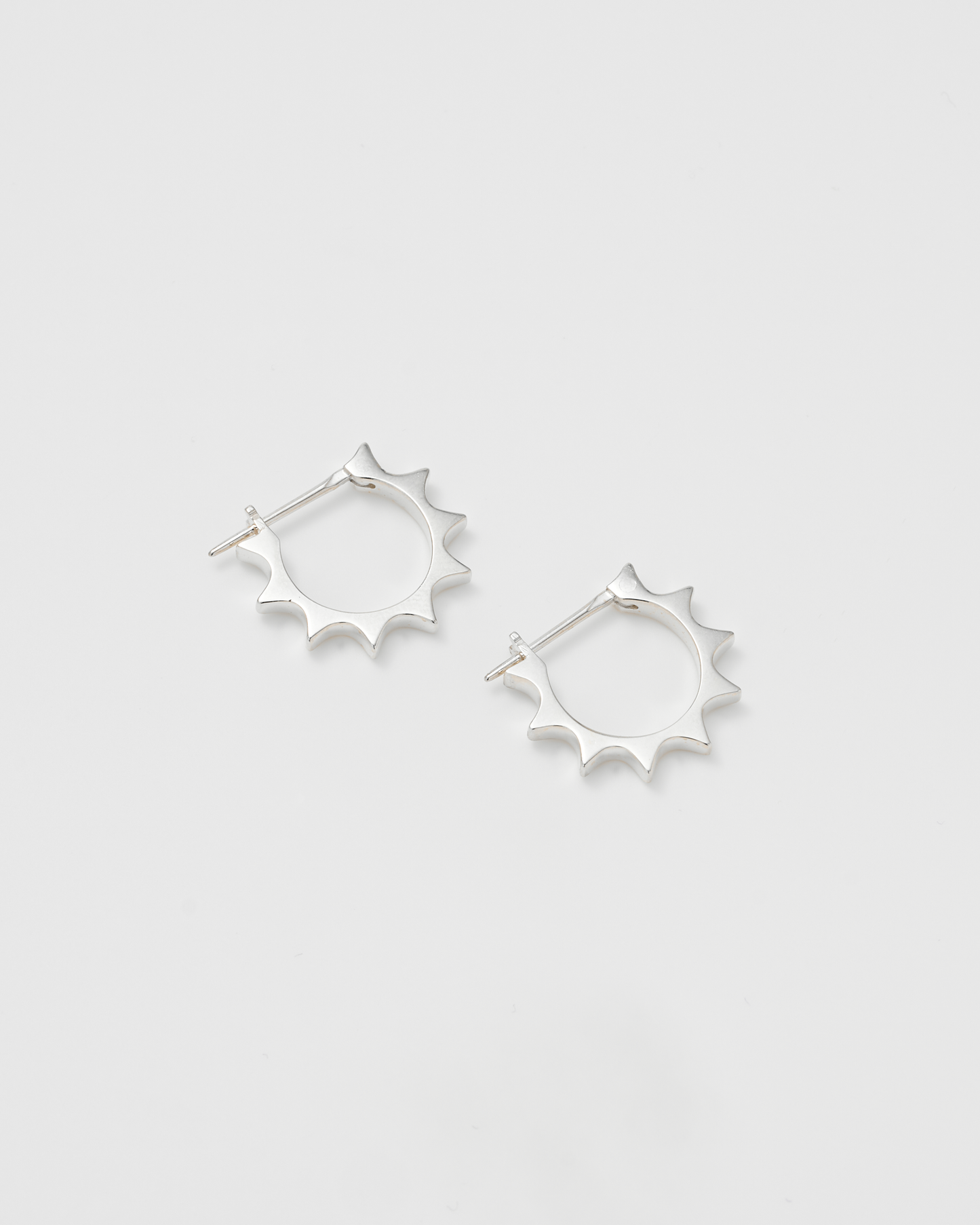 Sparkle Hoops / Silver