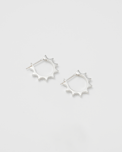 Sparkle Hoops / Silver