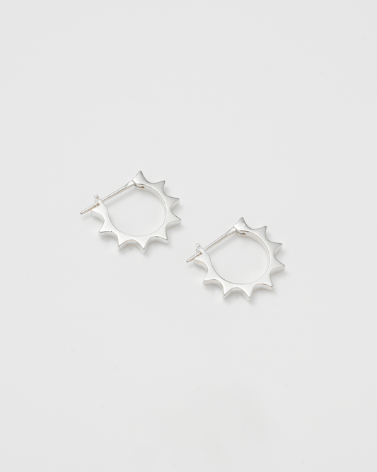 Sparkle Hoops / Silver