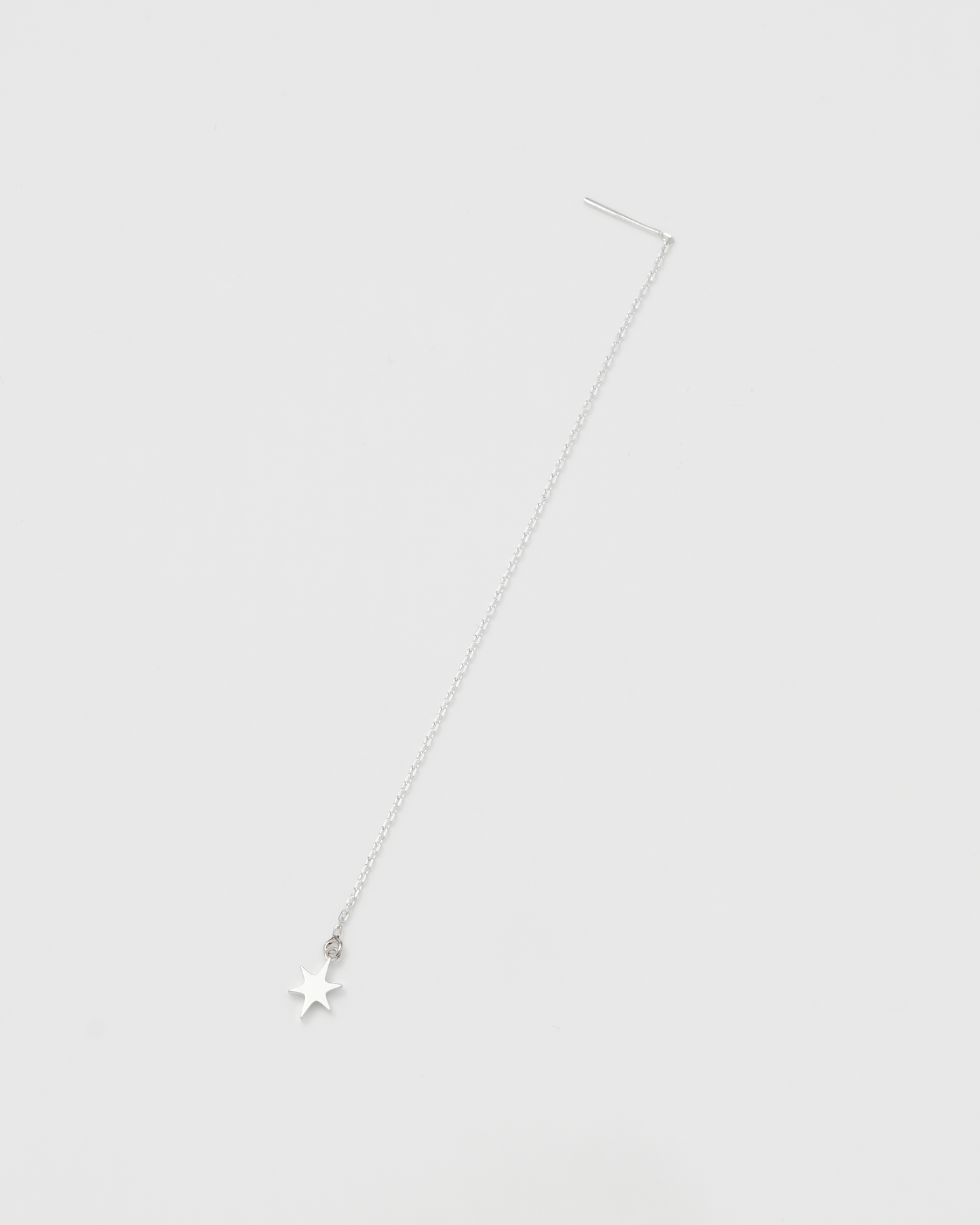 Sparkle Chain Pierce 片耳 / Silver