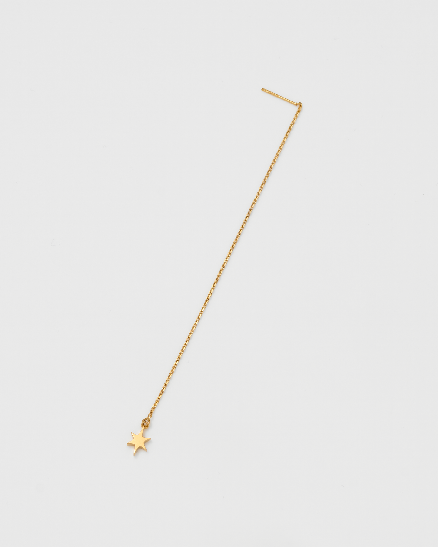 Sparkle Chain Pierce 片耳 / Gold