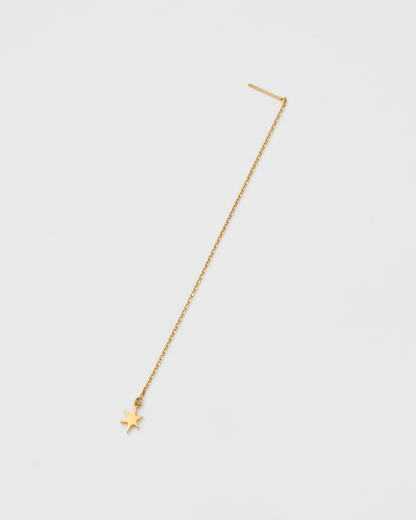 Sparkle Chain Pierce 片耳 / Gold