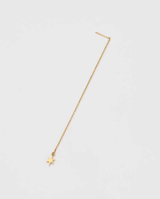 Sparkle Chain Pierce 片耳 / Gold