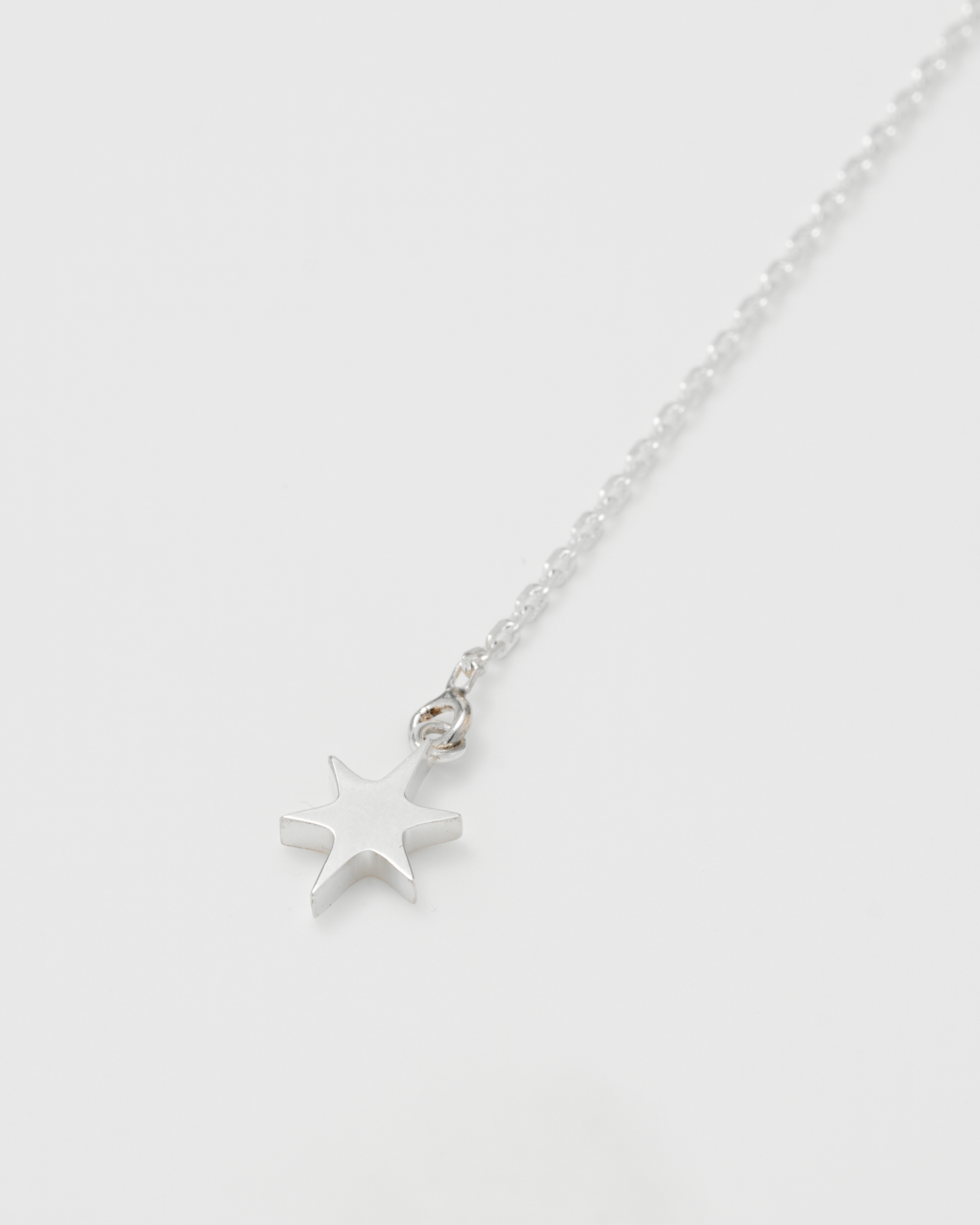 Sparkle Chain Pierce 片耳 / Silver