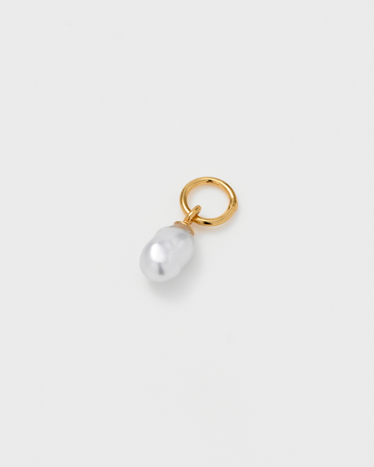 Keshi Pearl Charm / Gold