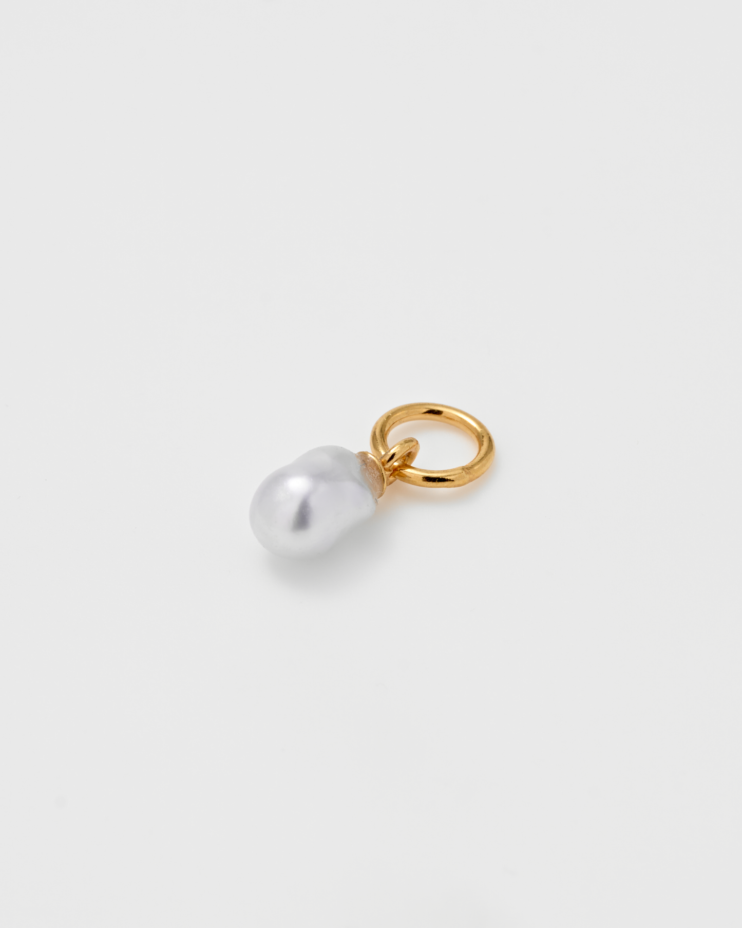 Keshi Pearl Charm / Gold