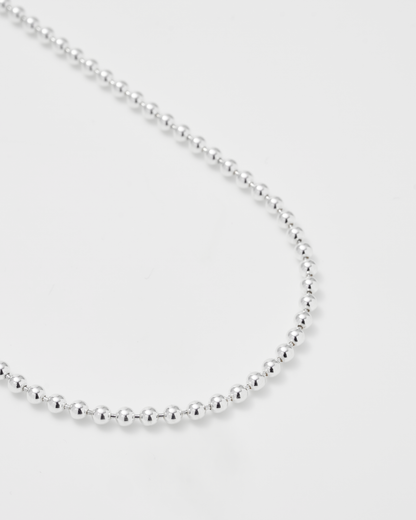 Ball Chain Choker 38cm / Silver