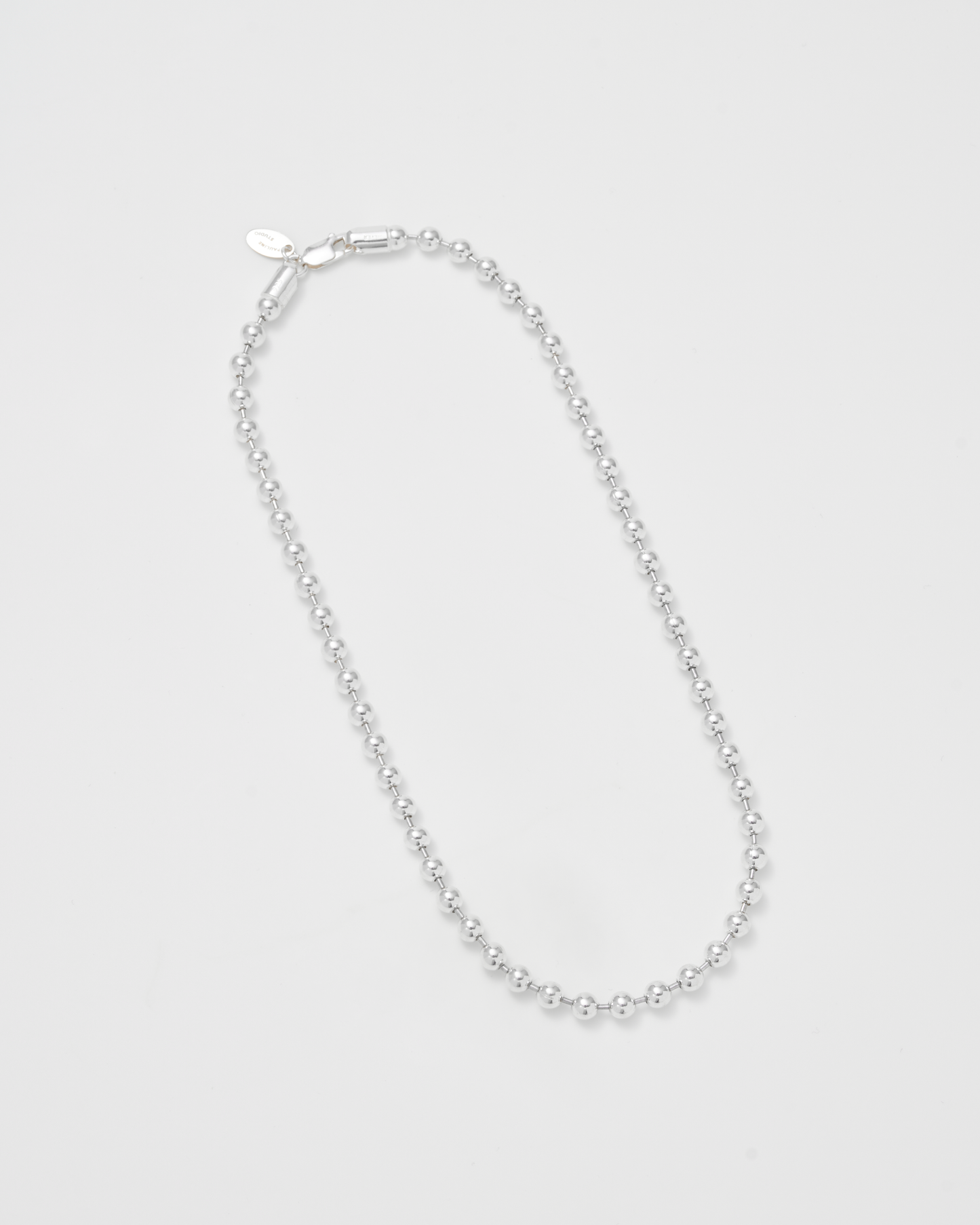 Big Ball Chain Choker 38cm / Silver