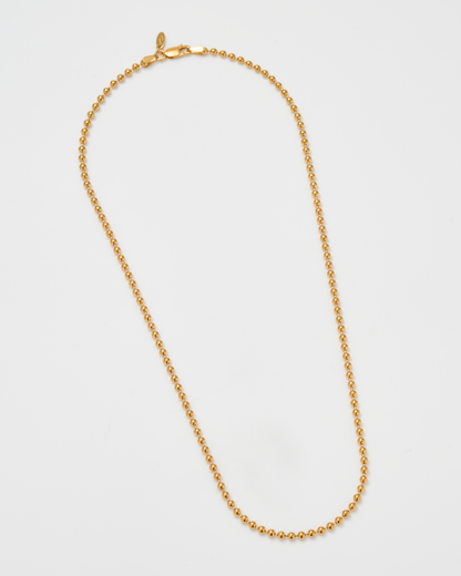 Ball Chain Necklace 50cm / Gold