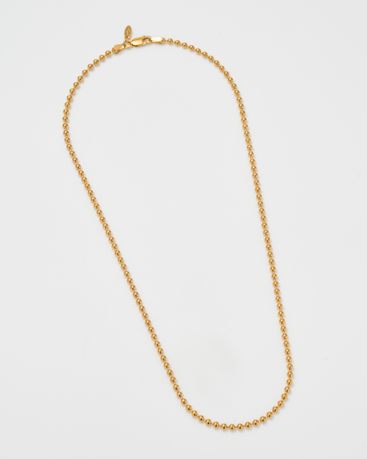 Ball Chain Necklace 50cm / Gold