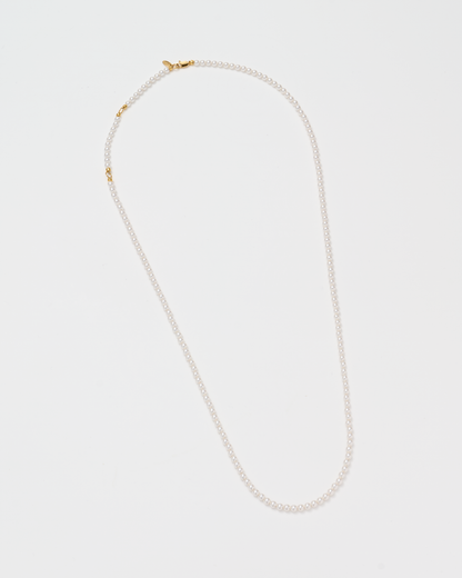 Many Way Long Pearl Necklace / Gold