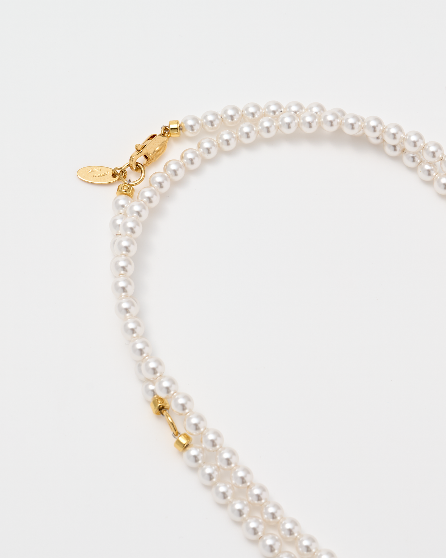 Many Way Long Pearl Necklace / Gold