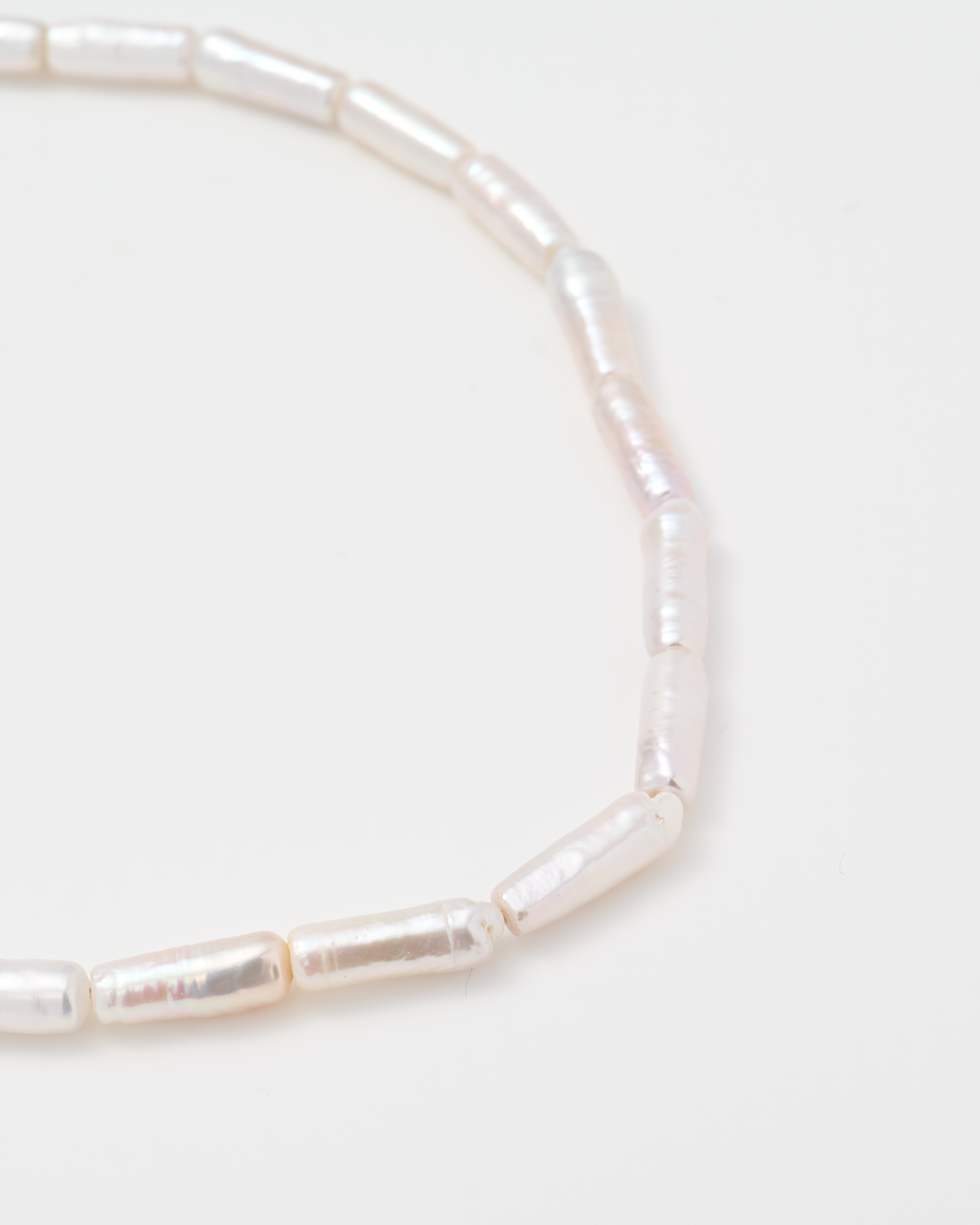 Stick Pearl Necklace / Gold