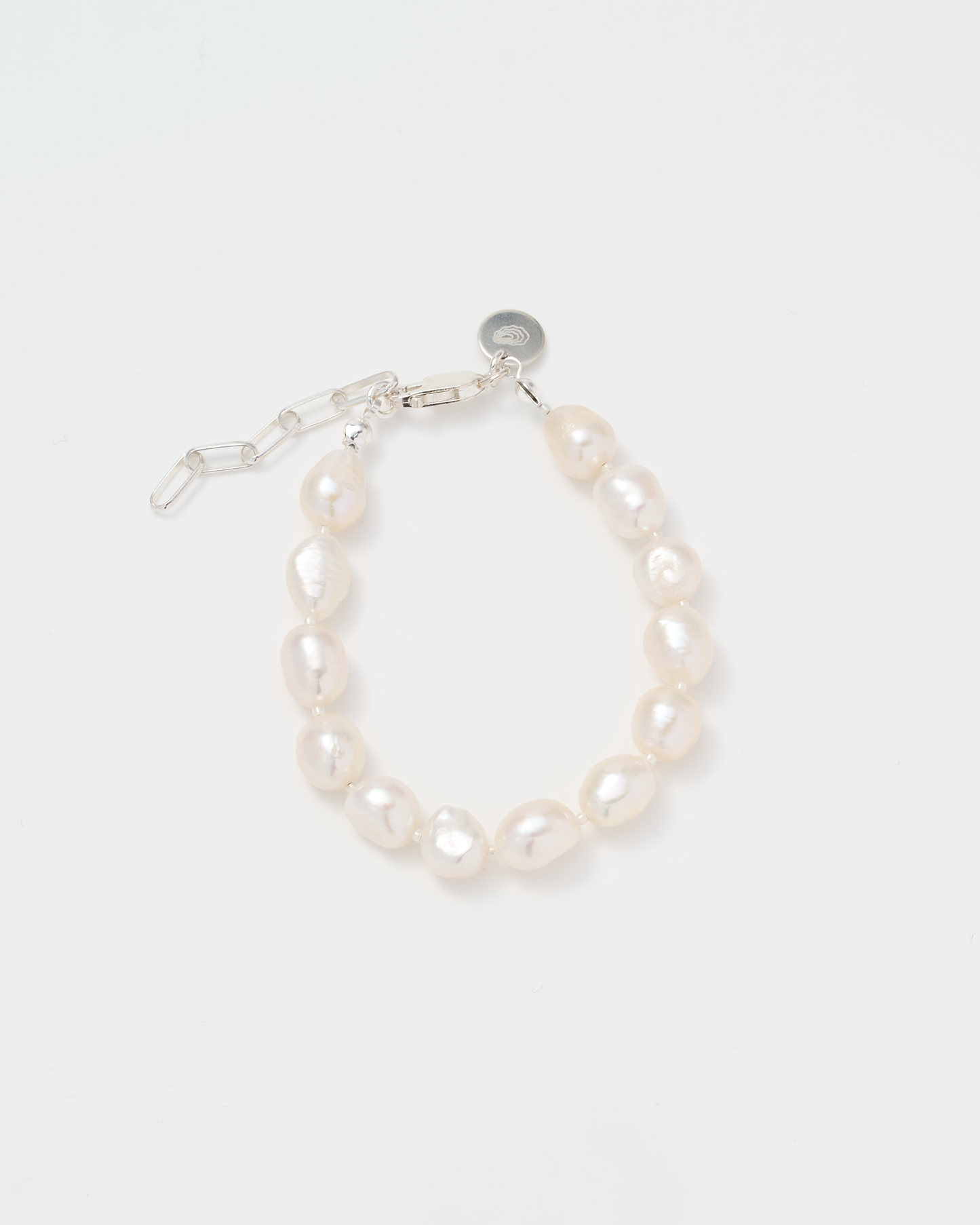 Baroque Pearl  Bracelet / Silver