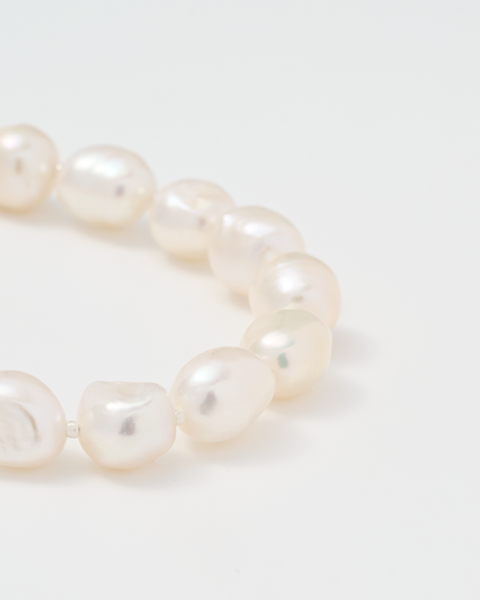 Baroque Pearl  Bracelet / Gold