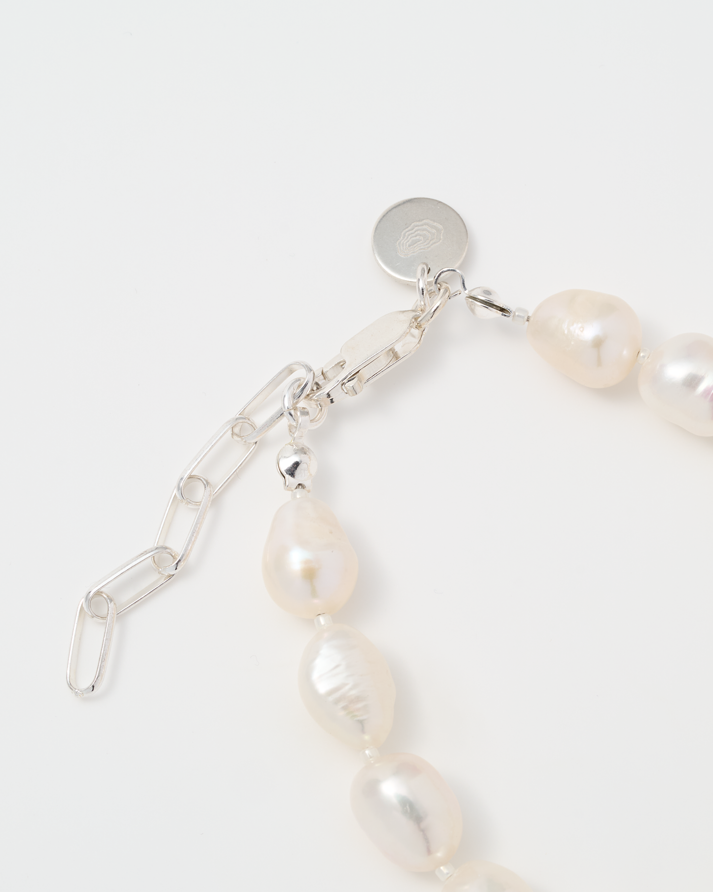 Baroque Pearl Necklace / Silver