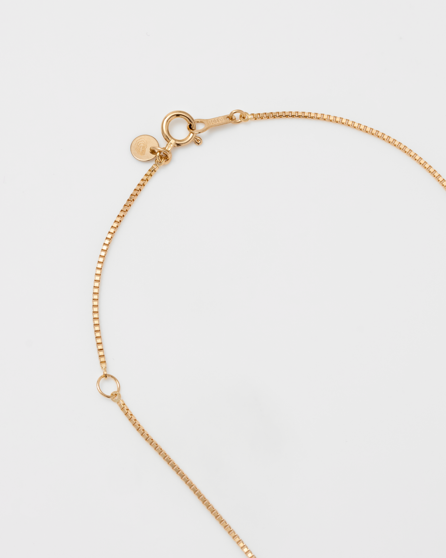 Fine Box Chain Necklace / 18K