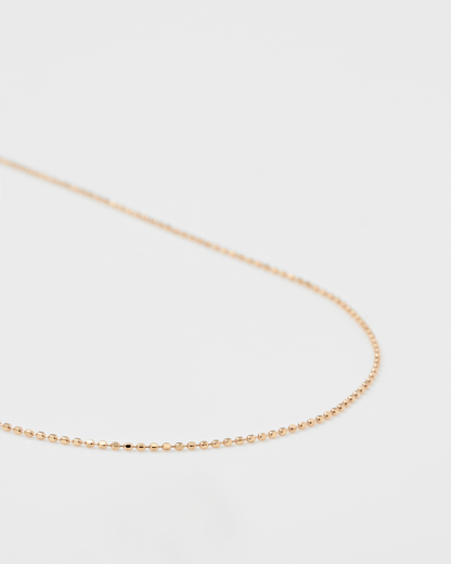 Fine Ball Chain Necklace / 10K