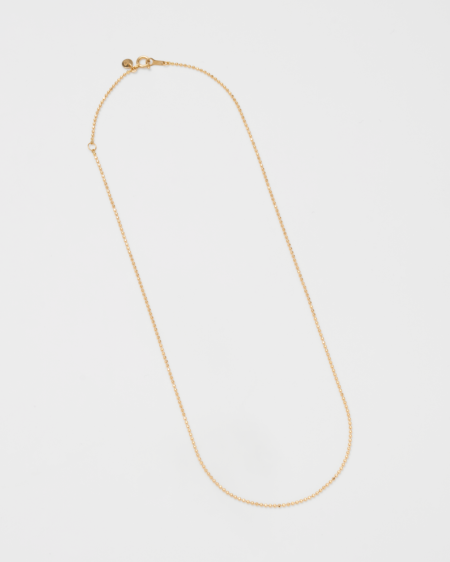 Fine Ball Chain Necklace / 18K
