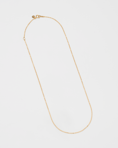 Fine Ball Chain Necklace / 18K